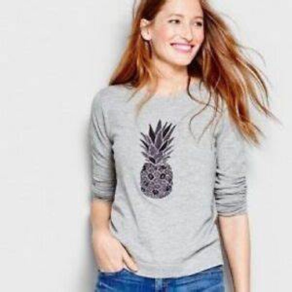 J. Crew Factory Pineapple Sweater - Picture 2 of 6